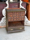 Antique Printers Cabinet Typeset Tray Drawer Vintage Wood Letterpress Apothecary