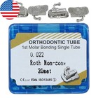 Usa Dental Orthodontic Buccal Tubes Mbt Roth 022 1st 2nd Molar Bondable Single
