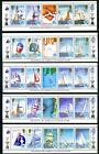 Solomon Islands  1987 America s Cup  570-574  50-stamp Set In 10 Strips Mnh