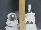 Barbara Spear-scully Bsd Penguin Bride And Groom Sculptures
