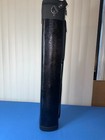 Whitten 6x12 Pool Cue Case Black Lizard Print New Condition Side   Top Handle