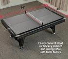 Indoor Foldable Table Top Tennis Ping Pong Conversion Foldable Top Game With Net