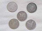 Lot Of 5 1878-1893 Cc Morgan Silver Dollars - Uncirculated Mixed Dates