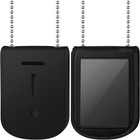 Police Badge Holder Neck Chain Leather Badge Security Card Holder