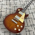 Electric Guitar Lp Tobacco Burst Flame Maple Top Mahogany Body