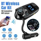 Bluetooth In-car Wireless Fm Transmitter Mp3 Radio Adapter Car Kit 2 Usb Charger
