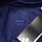 Adidas Men s Train Essentials Pique 3 Stripes Zip Pocket Shorts Blue Size M