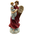 Home Interior Guardian Angel With Baby Porcelain Figurine Homco 1414 Vtg 8 