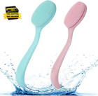 2 Pack Silicone Facial Cleansing Brush  Skin Friendly Waterproof Face Scrubber E