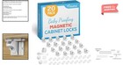 20 Child Safety Magnetic Locks For Drawers And Cabinets - Adhesive Setup