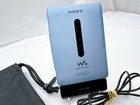 Sony Wm-ex651 Walkman Nice Blue Cassette Player Case And Remote Included  Tested