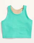 Old Navy Kids Girls Size Xl  14-16  Teal Powersoft Longline Sports Bra    Nwt