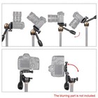 Andoer Camera Tripod Handle Ball Head 3-way Fluid Head With Quick Release Plate