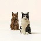 Kitty Cats Ceramic Salt   Pepper Shakers