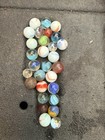 Vintage Marble Lot 150  Glass Marbles Shooters Swirls Cat Eye Mixed Collection