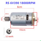6v390 18000rpm Electric Motor Rs390 6v Motor Drive Engine Accessory For Kids Rid
