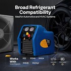 Refrigerant Recovery Machine 1 Hp Dual Cylinder Ac Hvac Recycling Tool 1750rpm