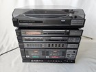 Sony Compact Hi-fi Stereo System Xo-750w With A Sony Fully Automatic Turntable