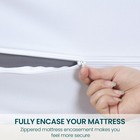 Zippered Mattress Encasement Waterproof Protector Hypoallergenic Mattress Cover