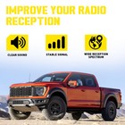 7  Black Stainless Antenna Mast Power Radio Am fm For Ford Mustang 1979-2009 New