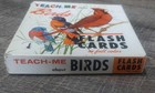 47 Original Vintage Flashcards Birds     Teach Me About    1962 Great Condition Usa