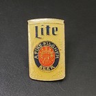 Vtg 80s Miller Lite Beer Can Advertising Hat Lapel Pin 