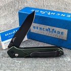 Benchmade 940bk Osborne Axis Lock Knife Green 3 4  Black S30v Folding Knife