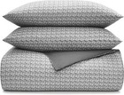 Tommy Hilfiger Global Jacquard Twin Comforter Set Grey