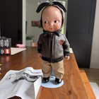Vintage Phillips 66 Composition Buddy Lee Doll W  Box Lil Phil