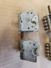 Lot Of Vintage New And Used Radio Parts  Gages  Variable Capacitors As Shown