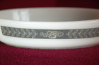 Pyrex Pixie Dish   Grecian Gray Tableware   7  Oval    700 Au Gratin   Vtg 