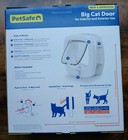 Petsafe Big Cat Door 4-way Locking Interior Exterior Up To 25 Lb New Box Damaged
