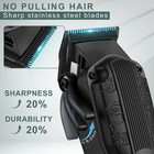 Professional Hair Clipper For Men  3-piece Set  Beard Trimmer Shaver Set Black