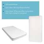 Continental Sleep  3 4-inch Standard Foam Waterproof Vinyl Coating Crib Mattress