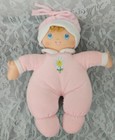 Well Made Toys Baby Doll Hug N Snuggle Pink Soft Rattle Lovey Plush Stuffed 2004