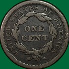 1840 Small Date Braided Hair Large Cent Very Fine Vf Coin  32489