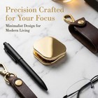 Fidget Toys Adults  Edc Metal Slider  Magnetic Haptic Small  Gold