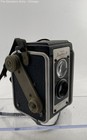 Vintage Kodak Duaflex Iii Black Silver Twin Lens Reflex Camera With Strap