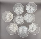 7 Vintage Dansk Summerhouse Footed Dessert Glasses - Ex 