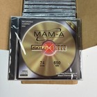 Sealed New 32 Mam-a Gold 650mb 74min Professional Grade Cd Recordable Disco