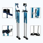 36 -50  Drywall Stilts Adjustable Painters Walking Taping Finishing Tools Blue