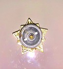 Vintage Soviet Russian Pin Soldier Sportsmen new  Original