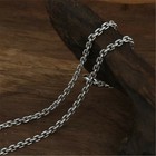Sterling Silver Square Rolo Chain  Sterling Link Cable Chain  Sterling Belcher 