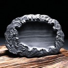 8 7  China Ink Natural Original Stone Hand-carved Lotus Leaf Inkstone Inkslab