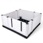 Ezwhelp Ezclassic 38 x38  Puppy Dog Whelping Box Playpen W rails   Liner  Black