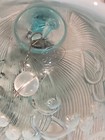 Fenton Art Glass Bell Blue Opalescent Lily Of The Valley  8265 1990s Vintage