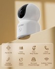 Zosi 2k 3mp 2-way Audio Wifi Security Ip Surveillance Indoor Camera 24 7 Record