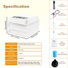 120 Egg Incubator With Humidity Display   Automatic Egg Turner  For Hatching