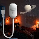 Starry Sky Aurora Galaxy Projector Night Light Hd 360   Rotating Led Mood Lamp