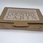 Longaberger Pottery Gingerbread Country Cabin Mold W instruction Booklet 1996